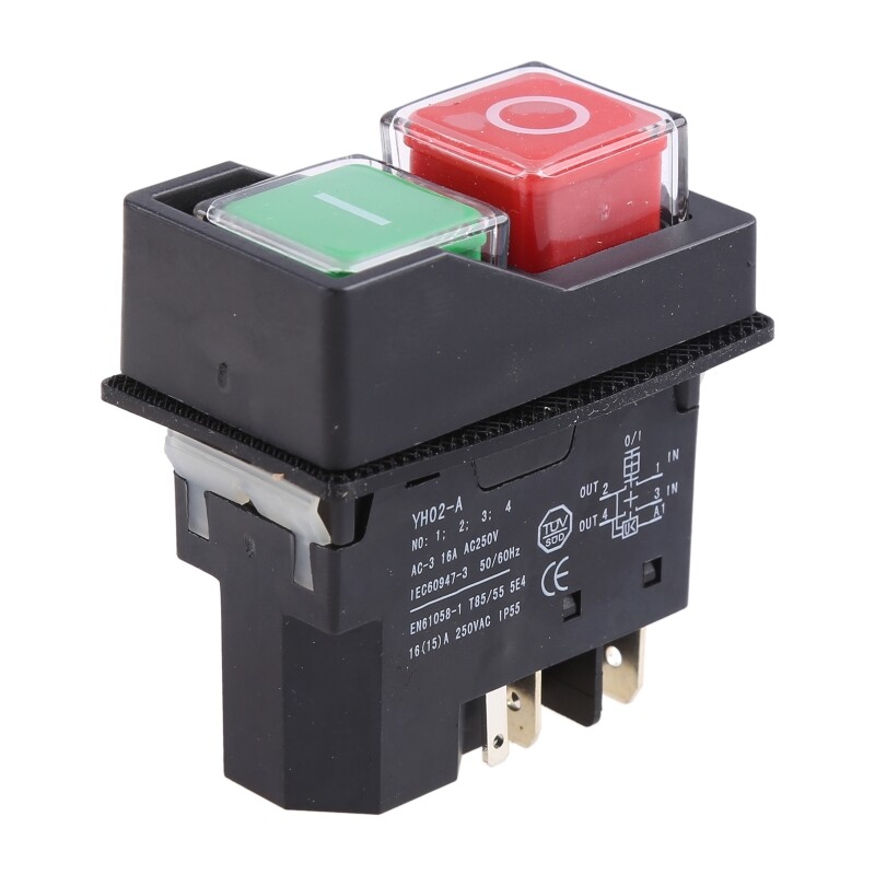Electromagnetic Button Machine Tool Accessories IP55 Waterproof
