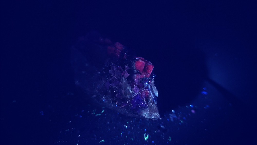 Uv Reactive Fluorite Malachite Specimen