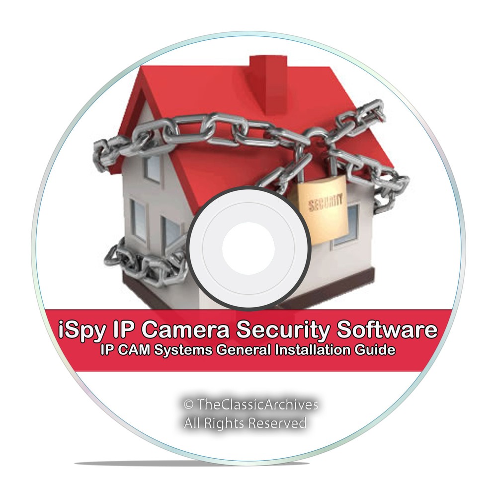 iSpy IP Camera DVR Surveillance Video Recording Software Motion Detection CD