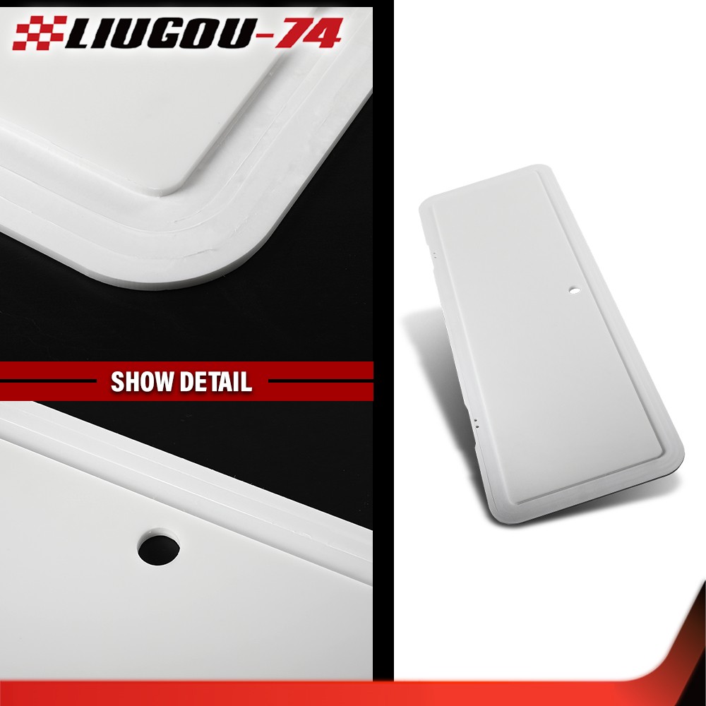 Boat White PE Ski Locker Door Cover Lid With Hinge Kits Fit For LARSON GLASTRON