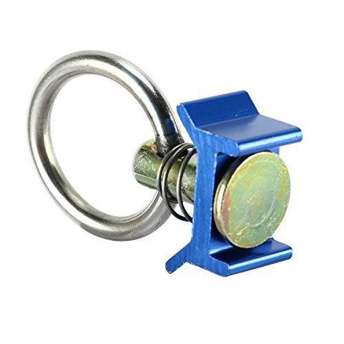Single Stud L-Track Fitting with Round Ring 10 Pack
