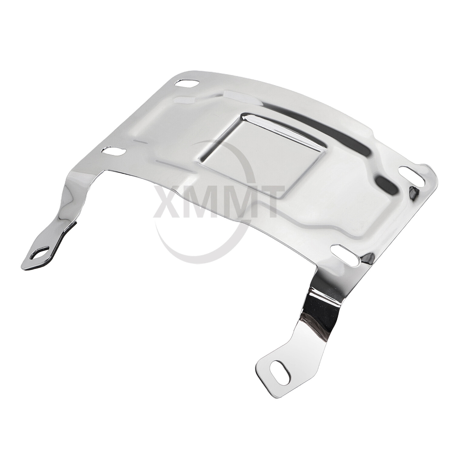 Chrome License Plate Relocation Mount For Harley Street Glide Road King Softail