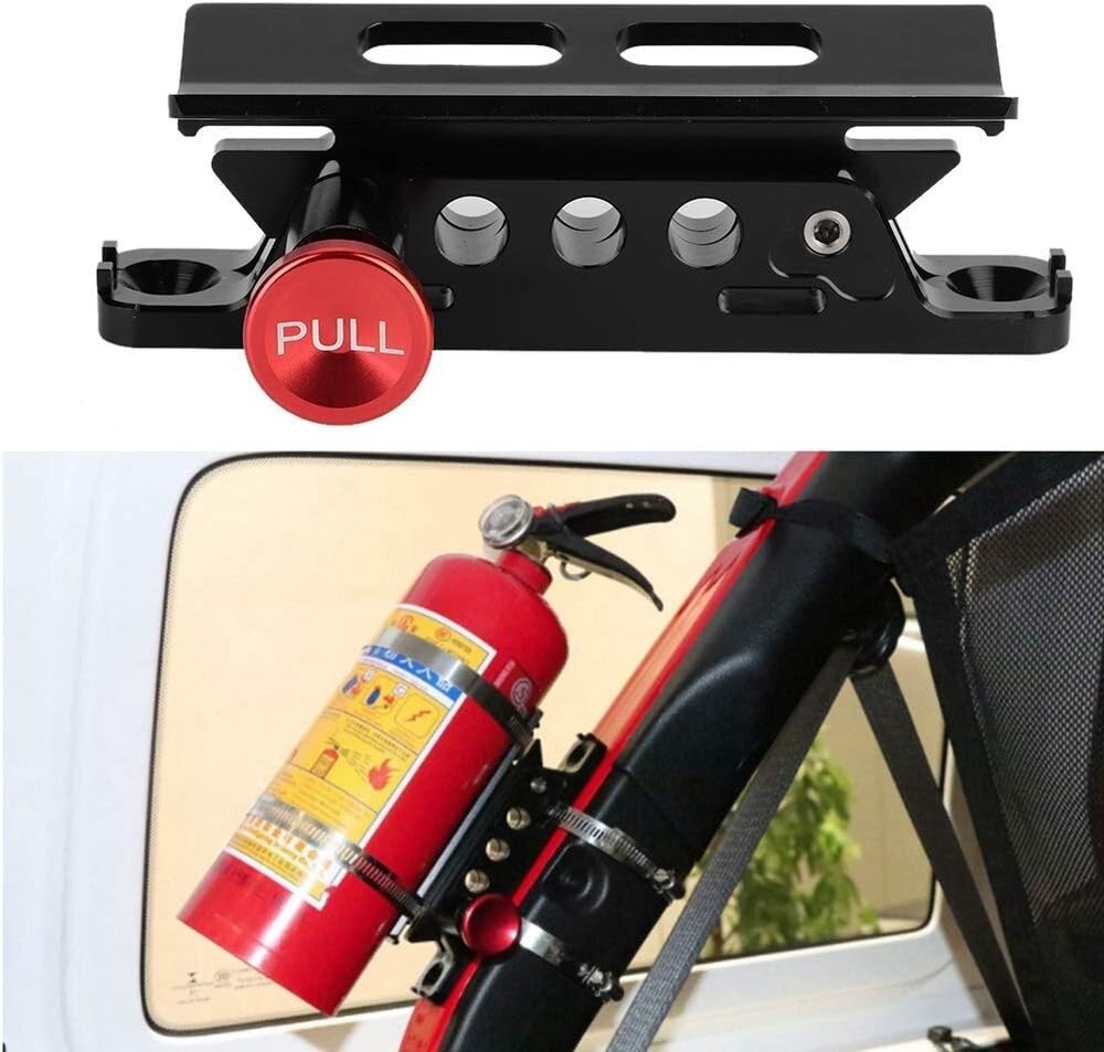 Quick Release Fire Extinguisher Mount Car Bracket Adjustable Holder For Jeep