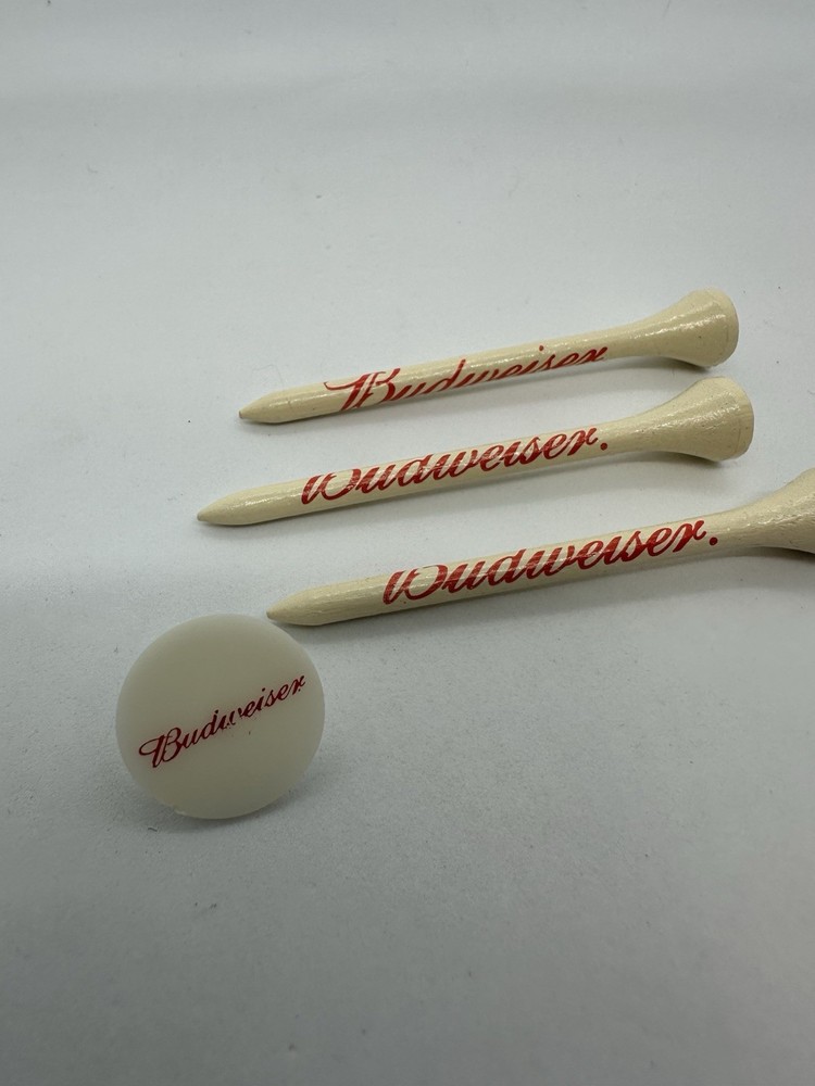 Budweiser Golf Tees & Ball Marker