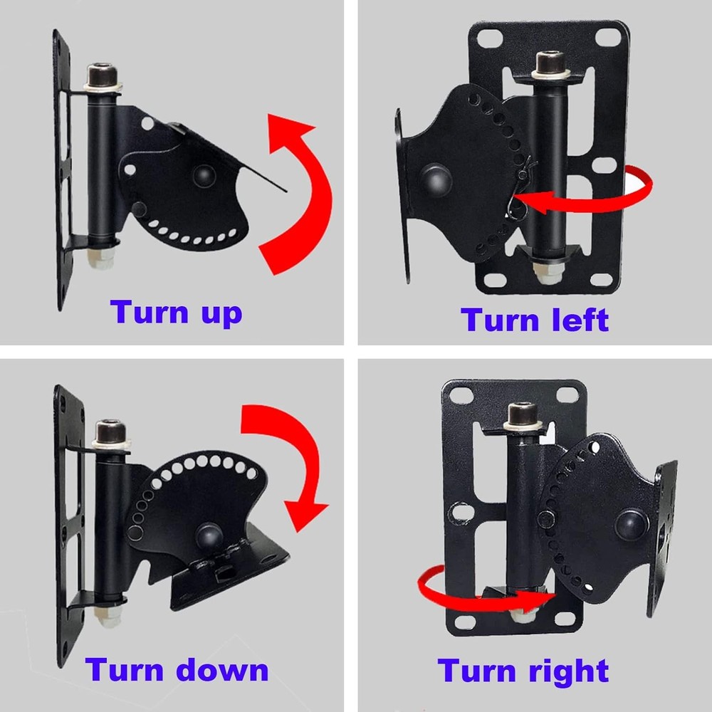 Heavy Duty Speaker Wall Mount, Mount Wall，Speaker Black