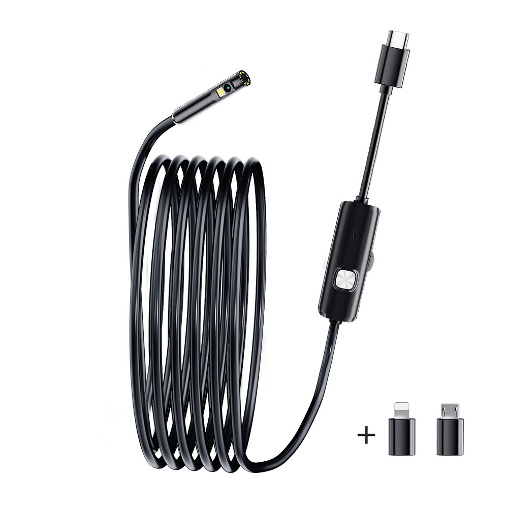 Waterproof USB Endoscope Borescope Snake Inspection Phone Camera Samsung Android