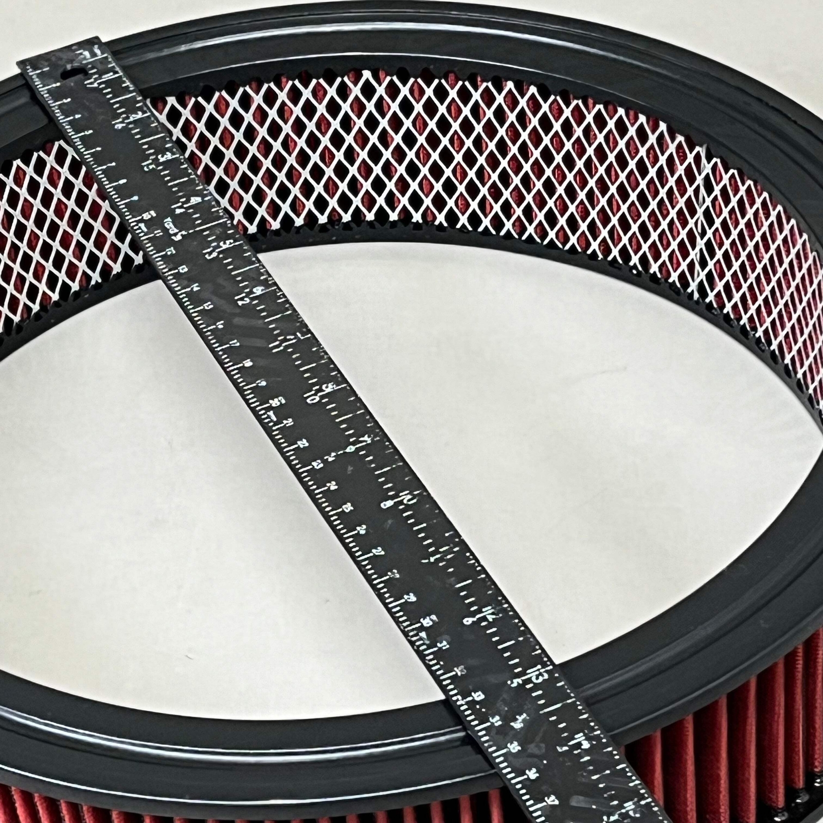 SPEEDMASTER Element Extreme Top Air Cleaner Kit 14"x2" Red/Chrome PCE104.1047