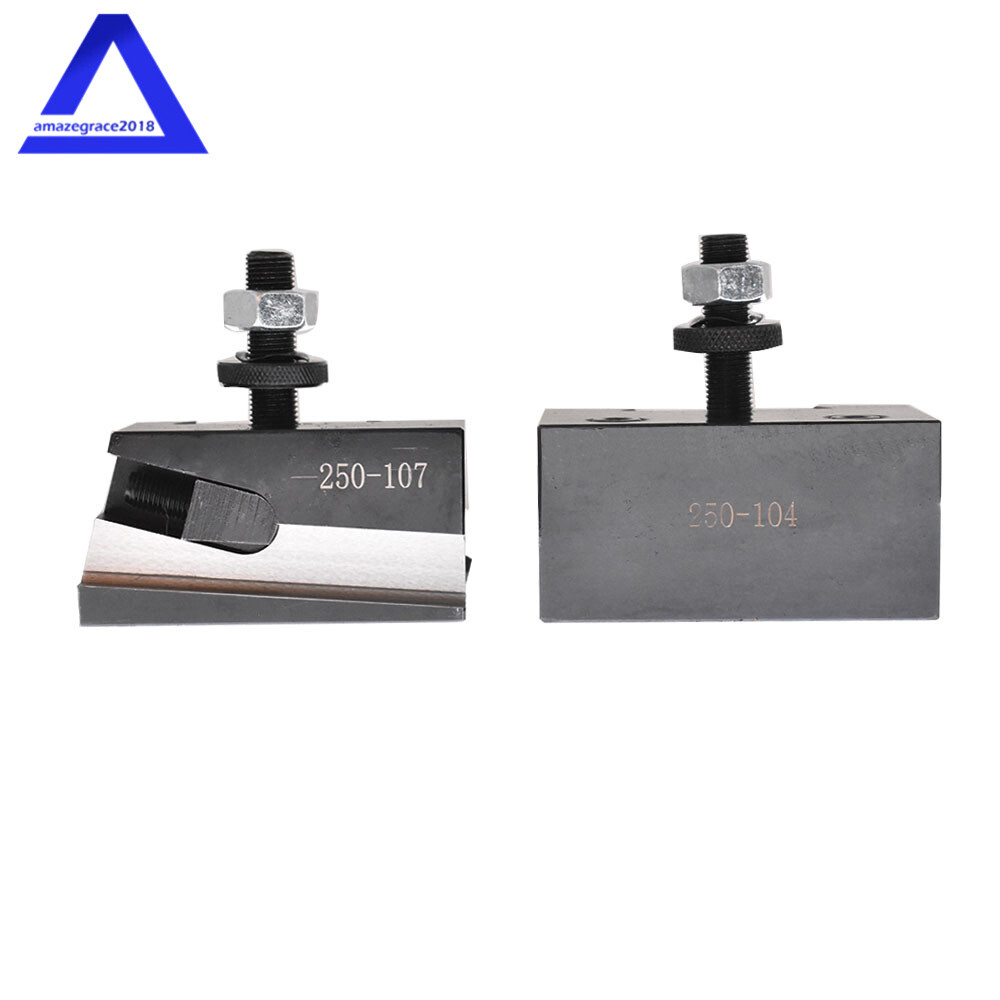 AXA 250-100 Piston Type Quick Change Tool Post Holder For Lathe 6- 12" 6PC