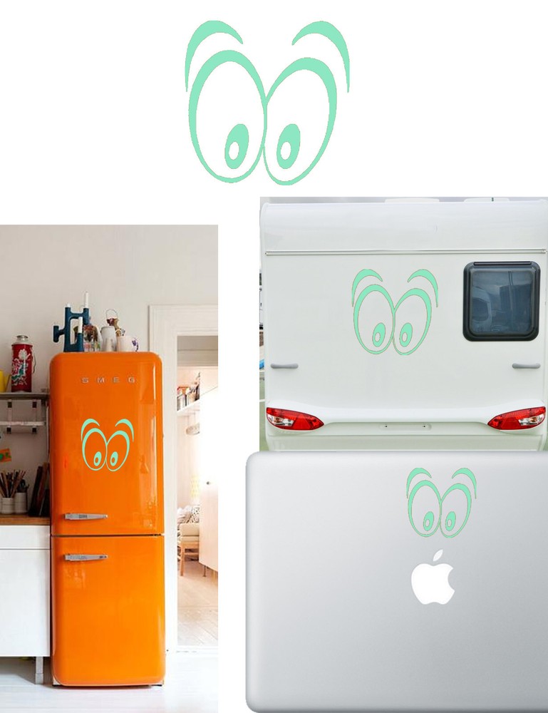Eyes Sticker Vinyl Cut V2B