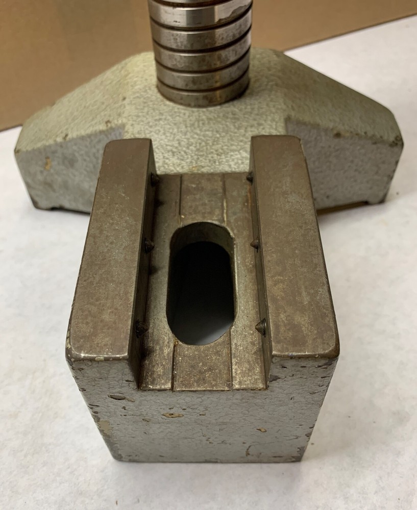 MITUTOYO Hardness Anvil Comparator Stand - 13" Post - 2" Diameter - USED
