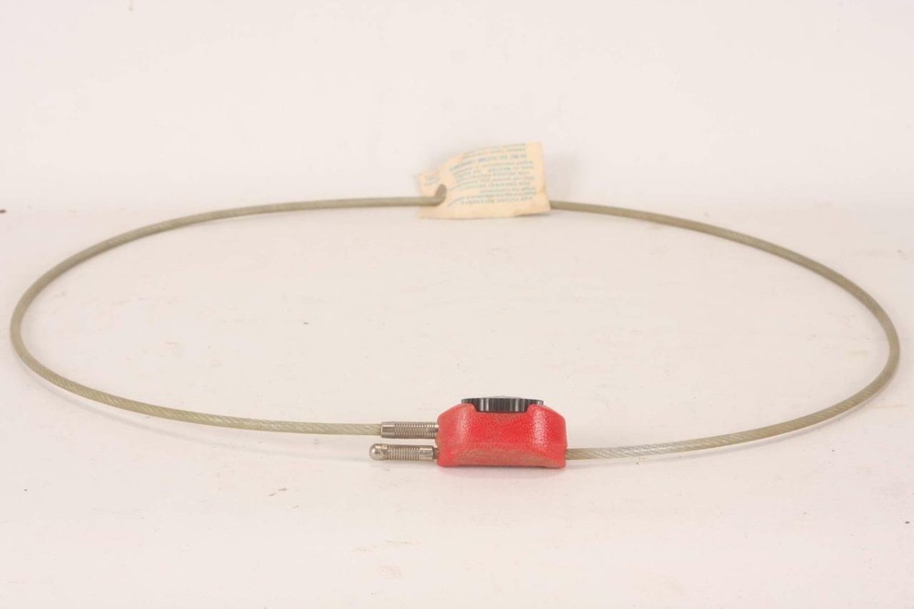 2 Vintage Red Master Combination Locks Ski Bike