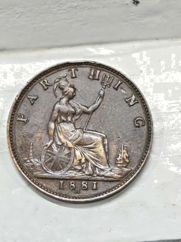 GREAT BRITAIN - 1881 H - FARTHING - 14O