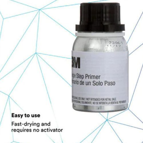 3M 08681 Single Step Primer, Black, 125 mL Bottle