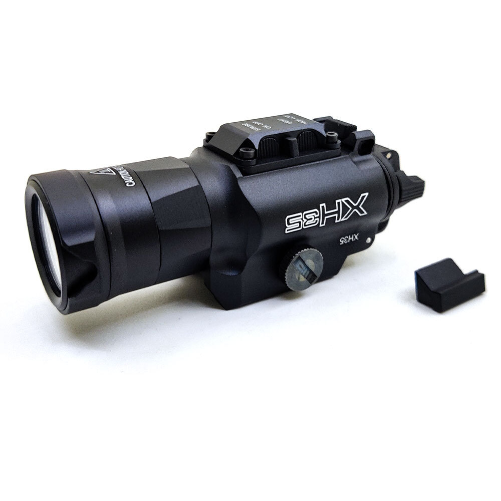 LED Flashlight XH35 Ultra Bright Weapon Pistol Light Strobe Mini Torch / Holster