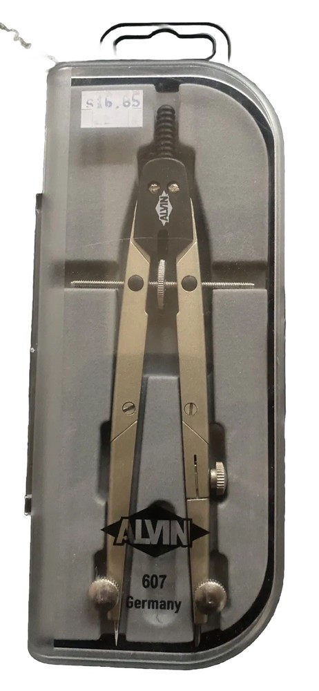 Alvin 607 Geometry Compass ~ Made In Germany