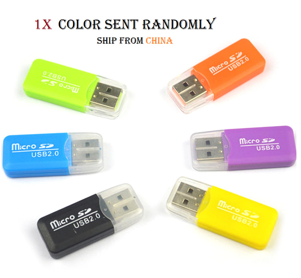 USB 2.0 ADAPTER MICROSD memory CARD READER TF FLASH MICRO SD SDHC -SDXC adapteur