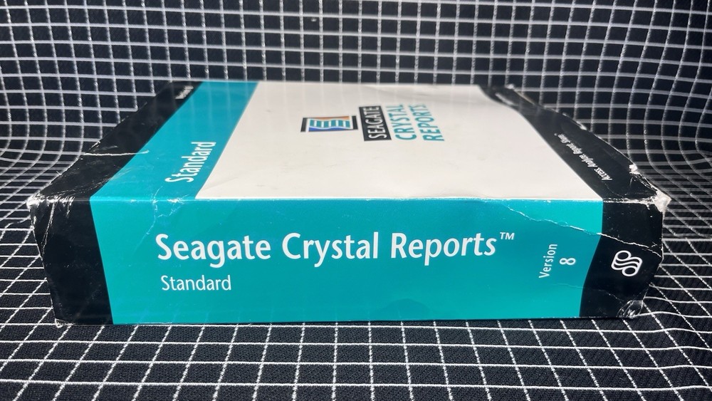SEAGATE CRYSTAL REPORTS SOFTWARE STANDARD Full Version 8 with Key Code Boxed