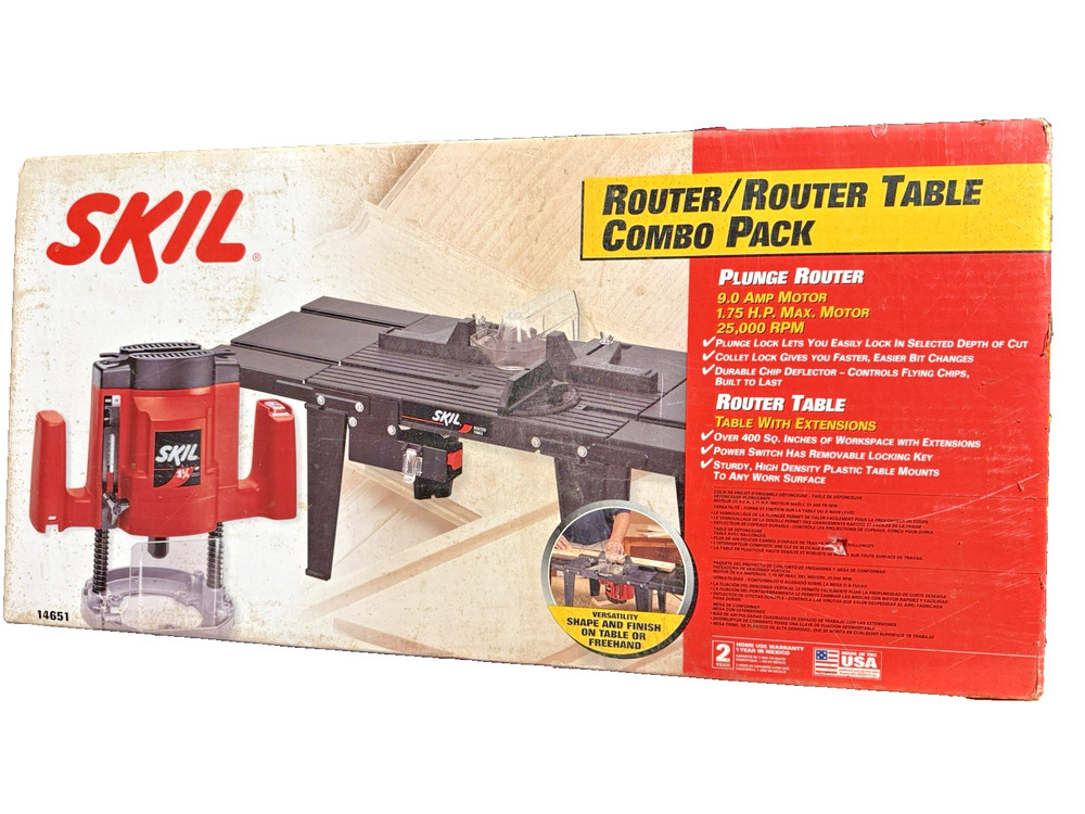 Skil Router / Router Table Combo Pack New in Box!