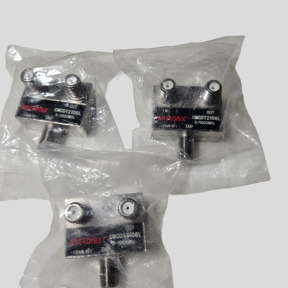 3 UNITS Antronix 6db High Performance Directional Tap Antenna Splitters Cable 📺