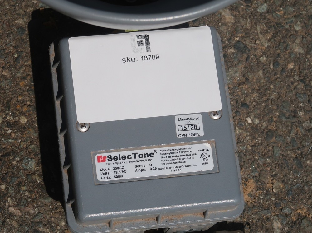 Selectone 300GC Amplified Speaker – Safety