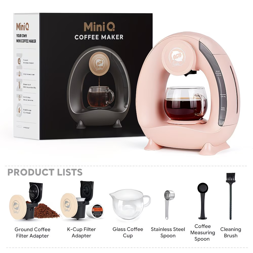 2 in 1 Coffee Maker K Cup & Ground Single Serve Espresso Machine
