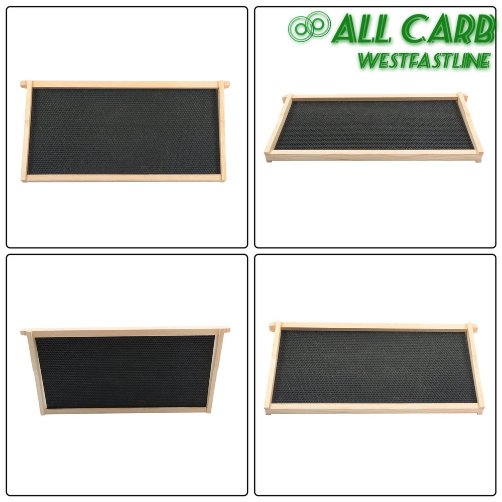 4 Layer 10 Frame Bee Hive Beeswax Coated Includes Beehive Frames and Foundations