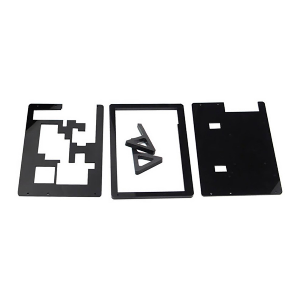 1*Front & Back Shell + Base+ Screws For 7 inch Raspberry Pi 2 B LCD Screen