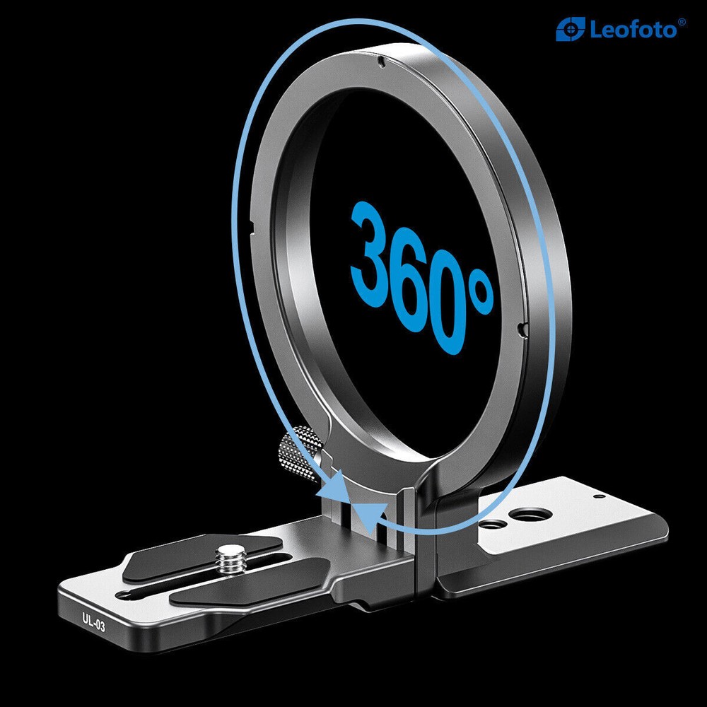 Leofoto UL-03 Rotating Bracket Silver | ARCA