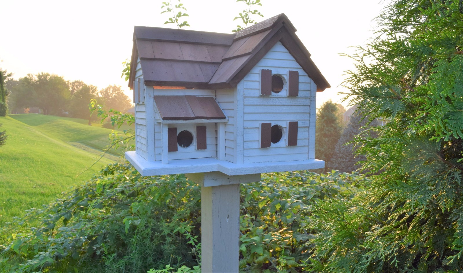 Cottage Bird House | Reclaimed Wood | Amish Handmade | Made in USA