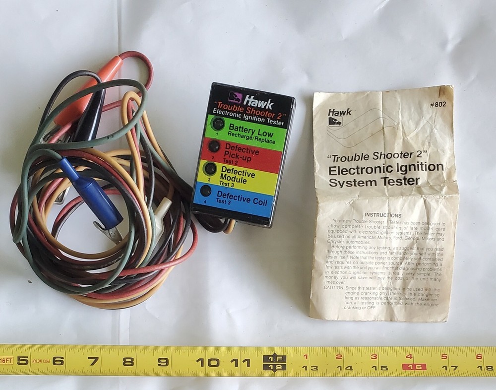 Vintage Hawk "Trouble Shooter 2" Electronic Ignition Tester System #802