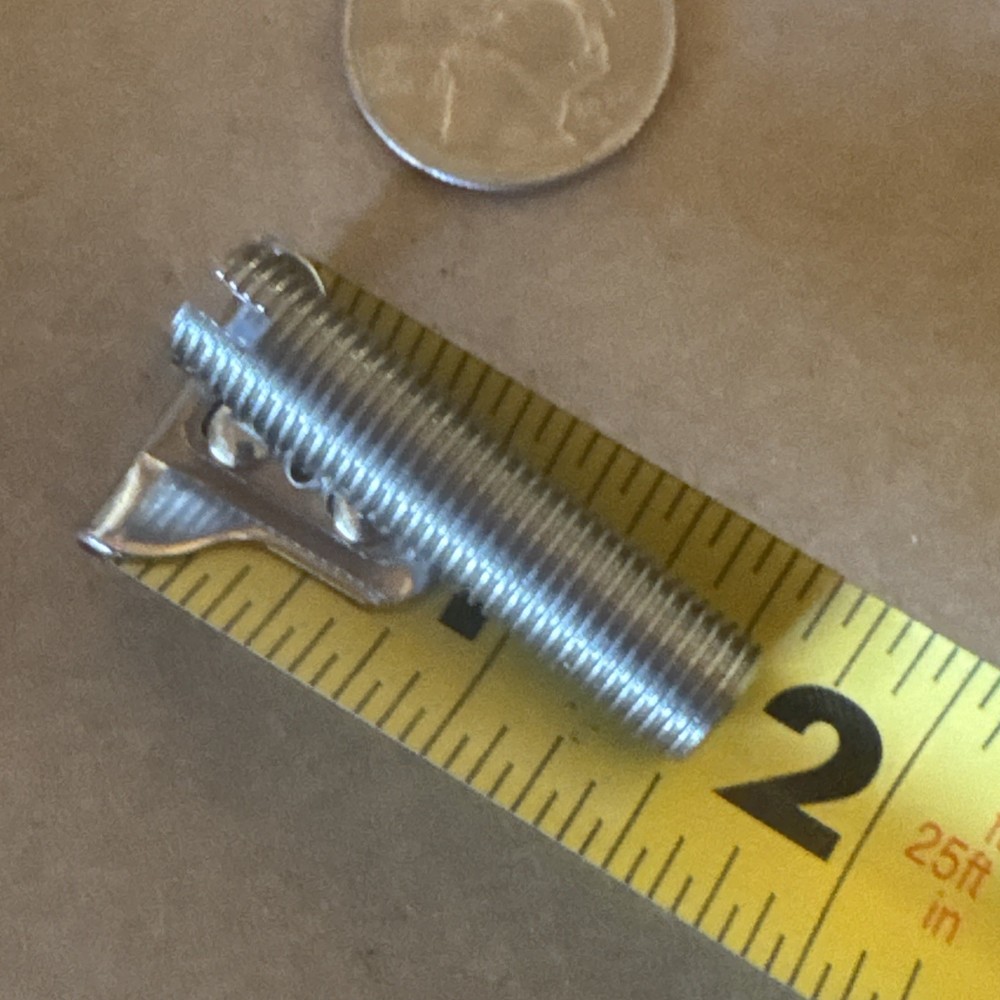 10 Pieces Wall Self Locking Thread Insert, 3/8"-24 1.5in