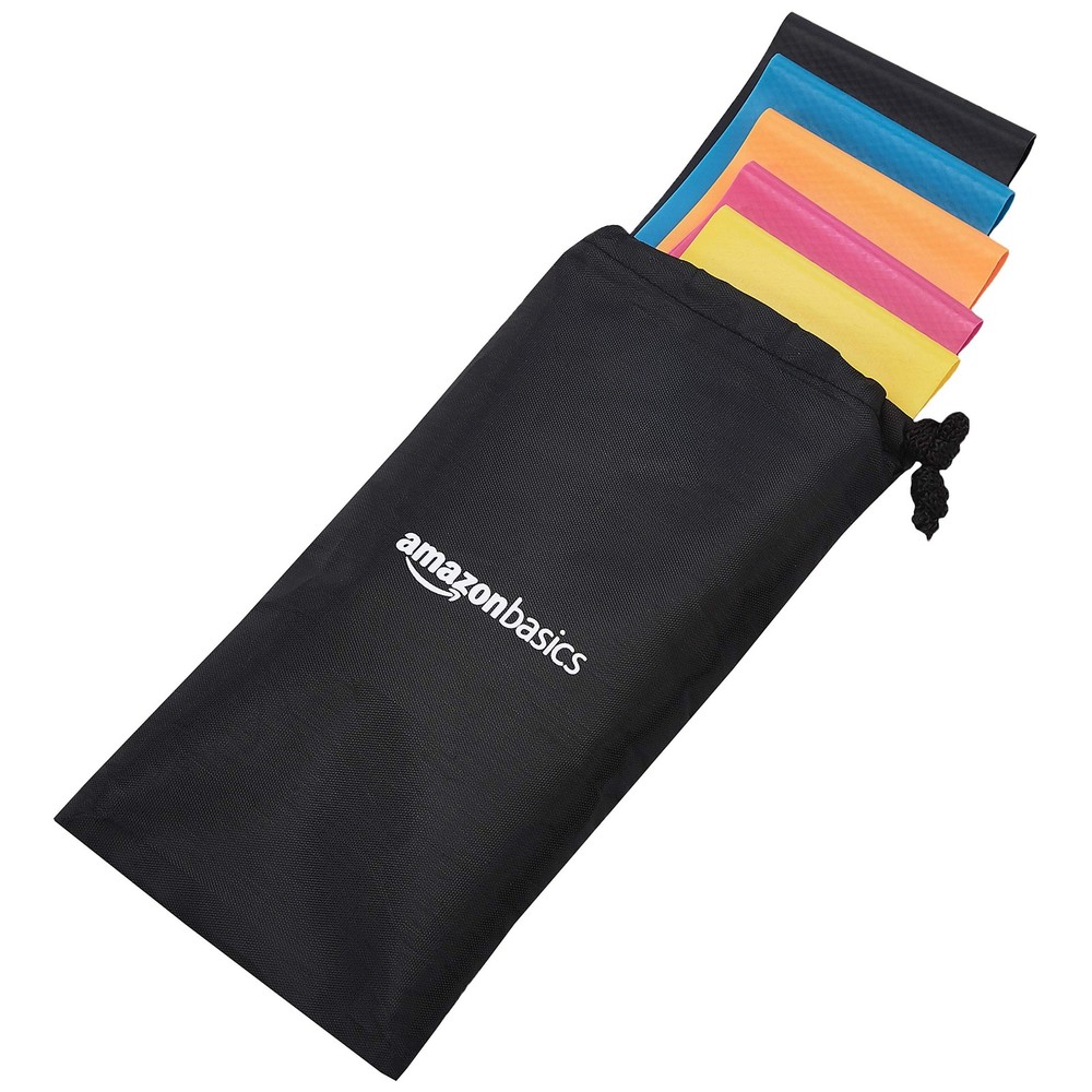 Amazon Basics Resistance Bands for Working Out, Exercise, 60 mm, Multicolor