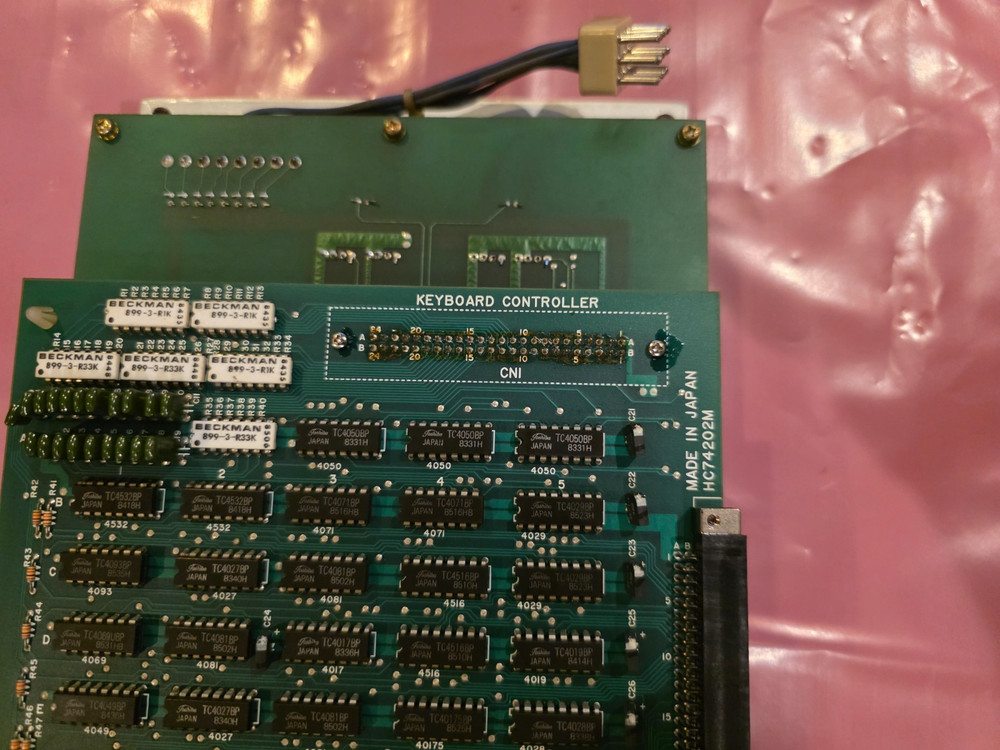 Mitsubishi JX331B232C Keyboard & JX331B231D PCB Parameter input Free Shipping