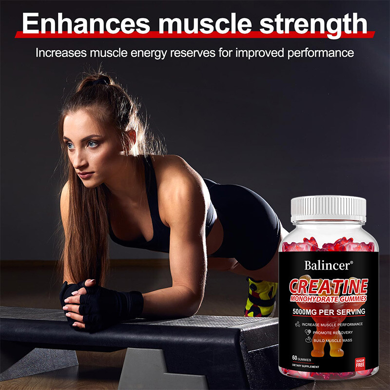 Creatine Monohydrate Gummies - Increase Strength and Build Muscle