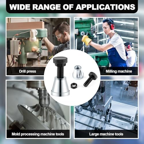 2pcs Adjustable Screw Jack 5 Ton for Milling Drilling Leveling Die Processing