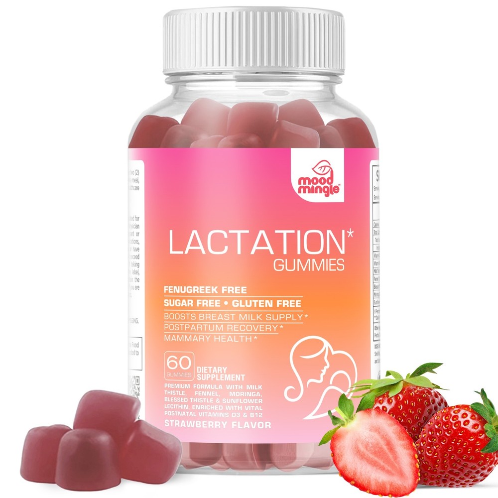 Mood Mingle Lactation and Postpartum Support Gummies