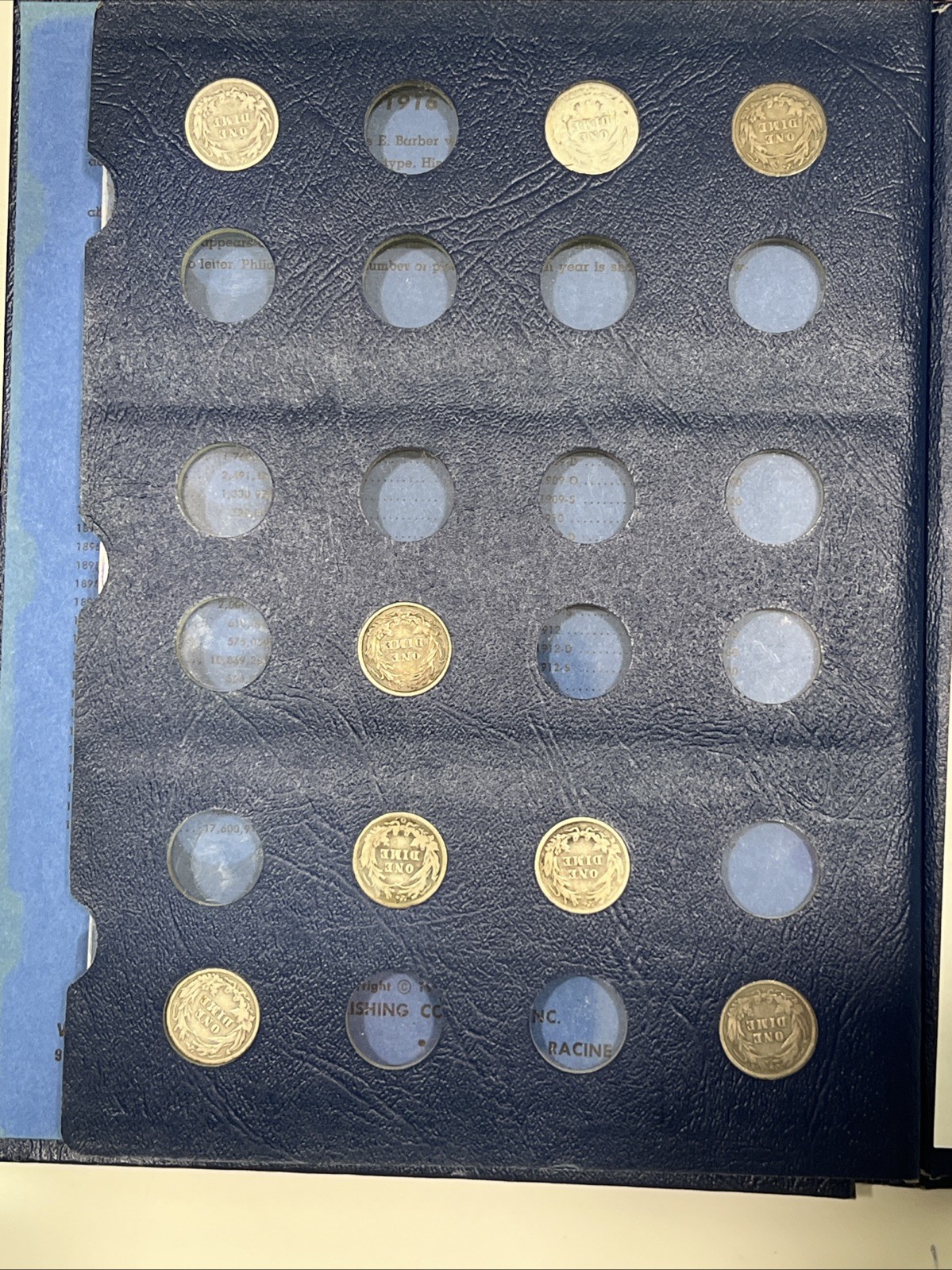 1892-1916 Barber Dime Silver Set. Collection Of 41 Nice Higher Grade Coins!