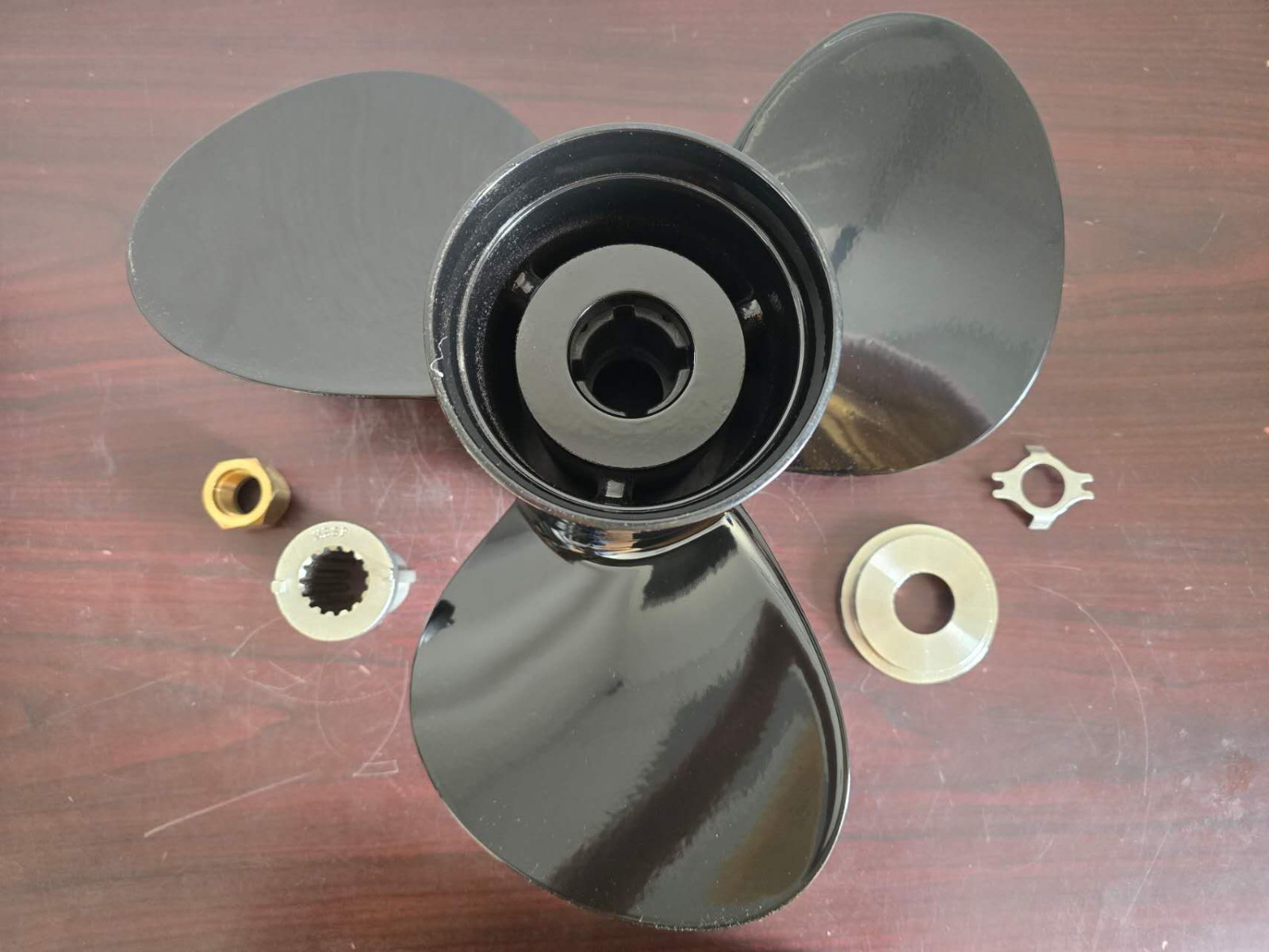 14 x 11 Aluminum Boat Propeller for Mercury 40-140HP 15 Tooth RH 48-77338A45