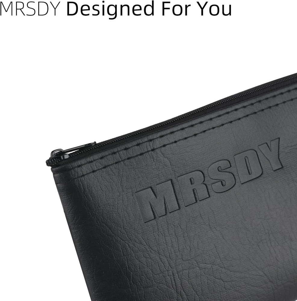 Multipurpose Leather Microphone Bag - Perfect Accessory Storage Solution