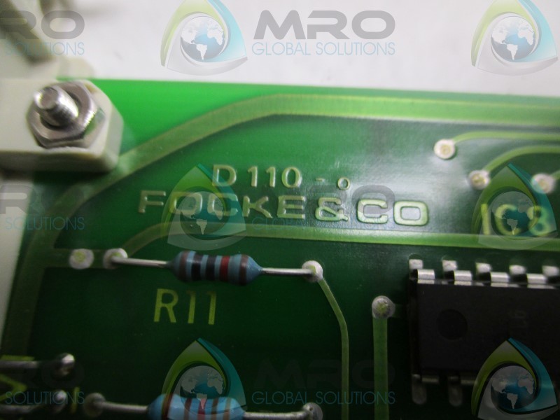 FOCKE D110-0 CONTROL BOARD MODULE NSNP