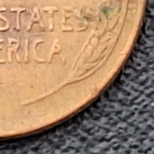 1958-D Wheat Penny Multiple Error Coin