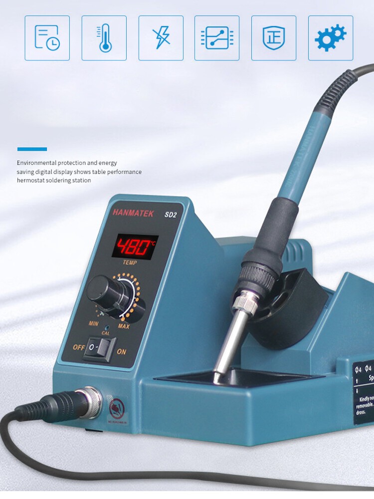 SOLDERING IRON STATION Adjustable Temperature Rapid Heating Bracket KitxR