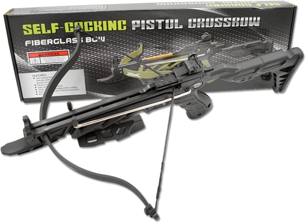 Self-Cocking Pistol Grip Crossbow 80 lbs-