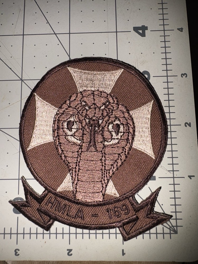 USMC Marine Light Attack Helicopter Squadron 169 Patch Sew On