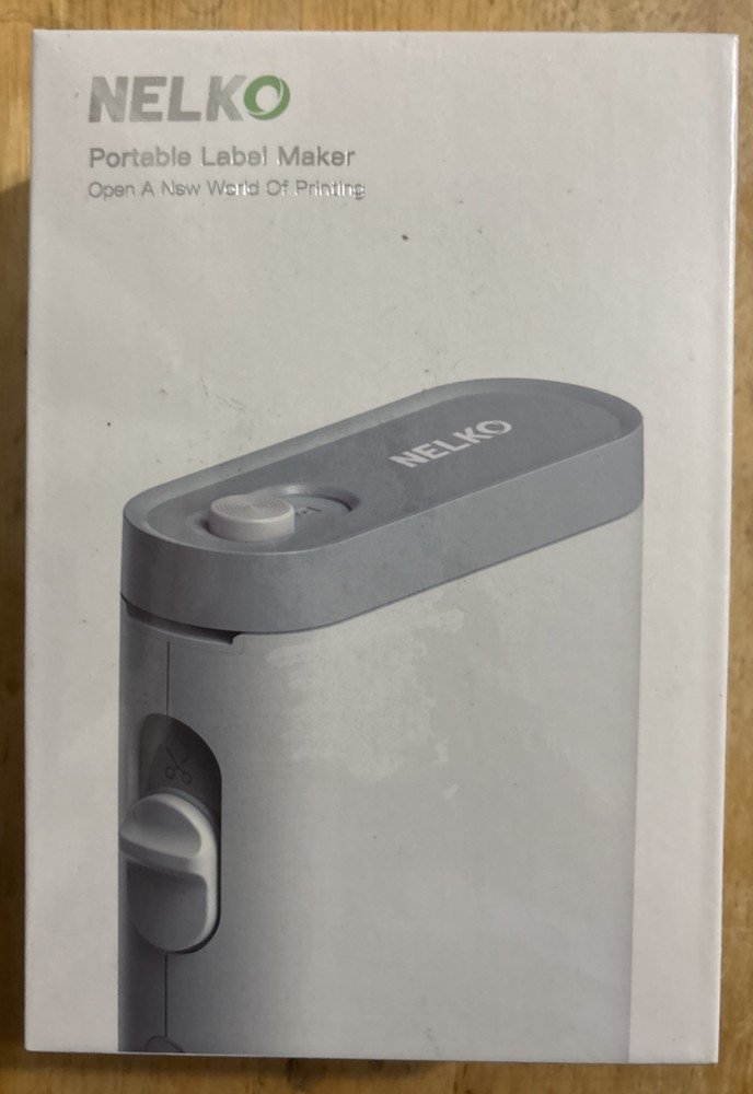 NELKO Portable Label Maker Machine... FREE S&H!