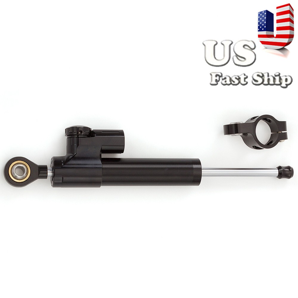 For CB600F HORNET 2007-2016 15 Steering Damper Stabilizer Mount Bracket Kit BLK