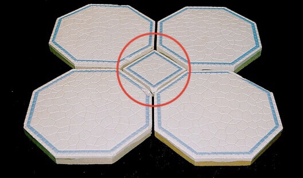 RMS Titanic/Olympic square pool tile full size ceramic replica
