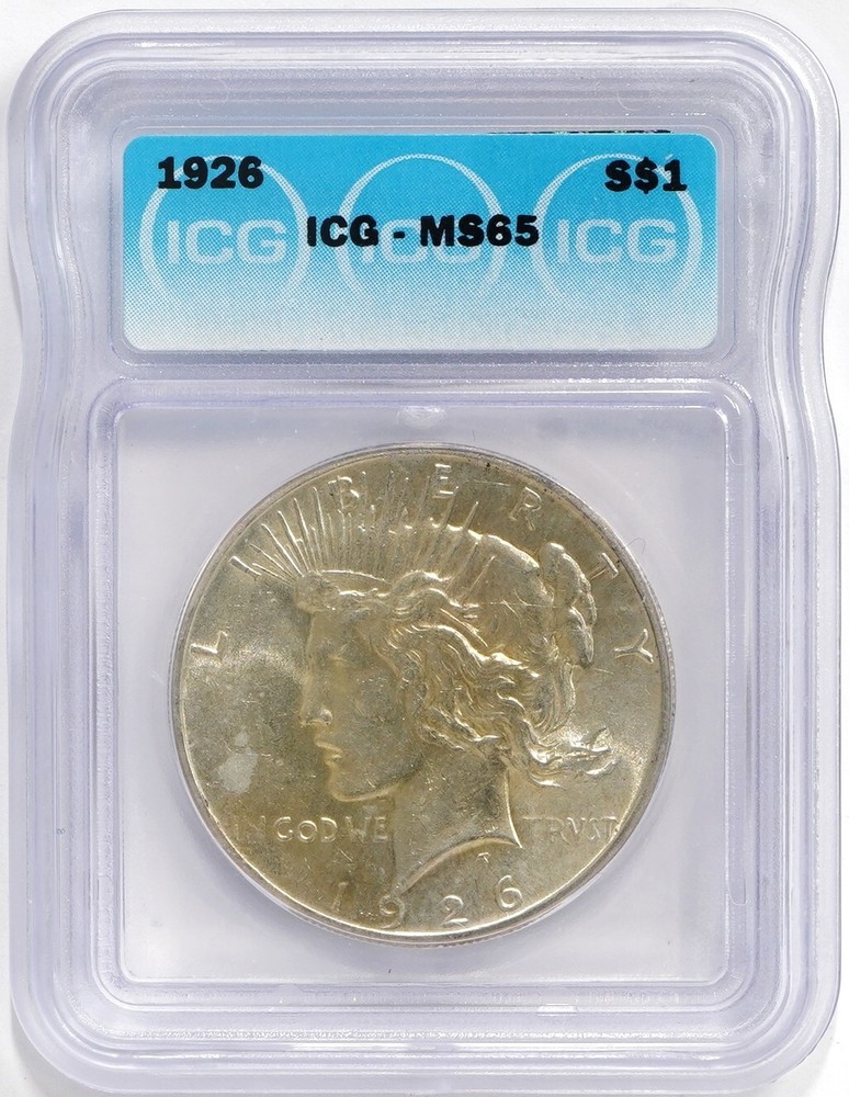 1926 (P) Peace Dollar ICG MS-65