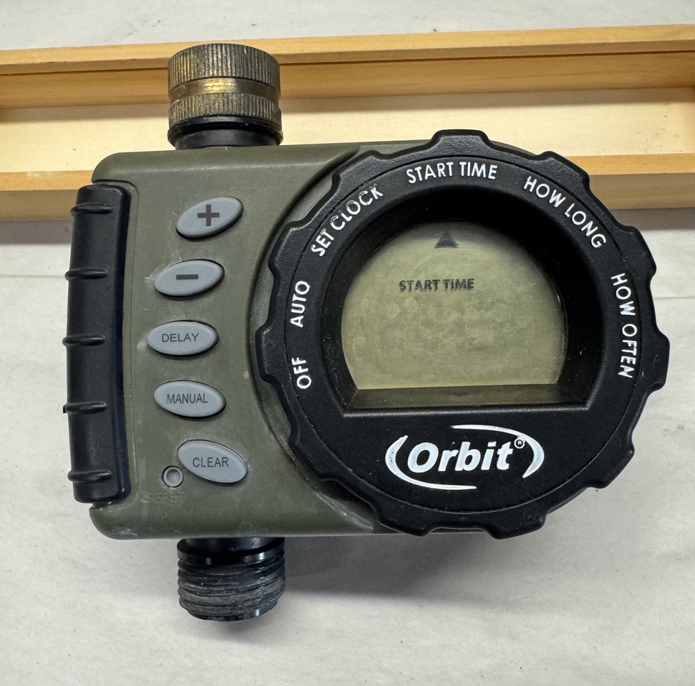 Orbit 1 Dial 1 Outlet Water Timer Hose Faucet Interval Programing #24600