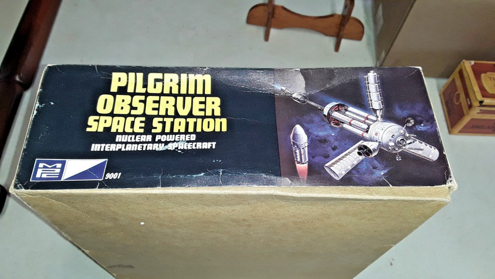 MPC PILGRIM OBSERVER SPACE STATION MODEL KIT 1/100 Scl- Open Box Complete (MK-31